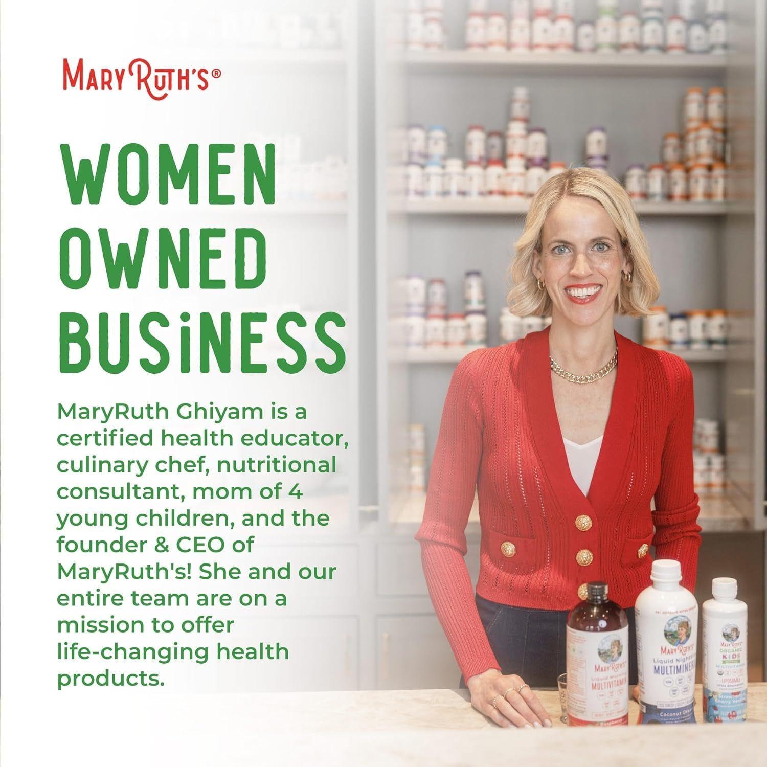 MaryRuth Organics L-Theanine Liquid Drops – 60ml | Mood, Relaxation & Cognitive Support