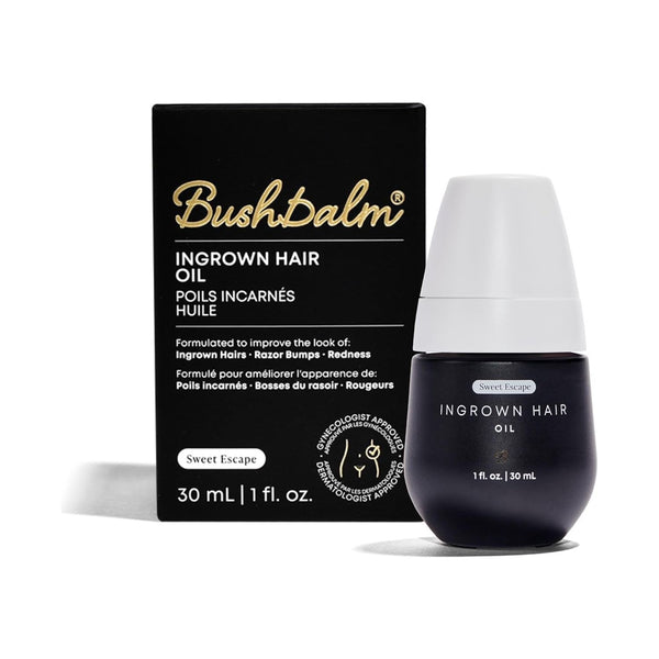 Bushbalm Ingrown Hair Oil (Sweet Escape) – 30ml | Soothing, Hydrating & Bump-Reducing Formula