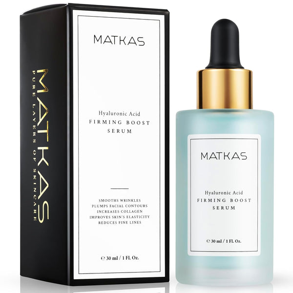 MATKAS Hyaluronic Acid Firming Boost Serum – 30ml | Deep Hydration, Firming & Glow-Enhancing Korean Face Serum