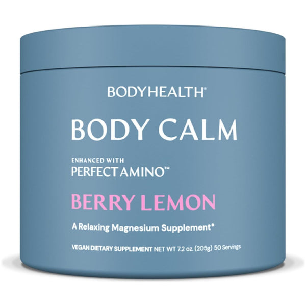BodyHealth Body Calm Enhanced with Perfect Amino™ – Berry Lemon, 205g | Relaxation & Sleep Support