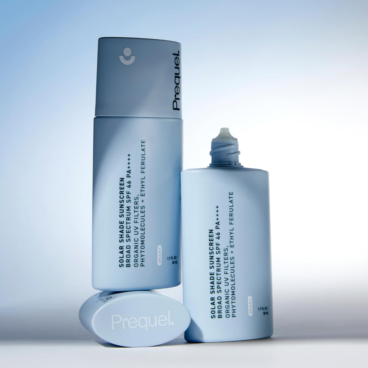 Skin Solar Shade - Moisturizing Face Sunscreen SPF 46 PA++++ Broad Spectrum UV Protection. Hydrating Sunblock for Dry Skin. Lightweight Travel Size Sun Protection, 1.7Oz