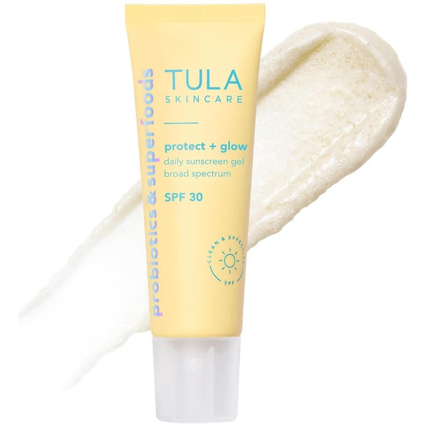 TULA Skincare Protect + Glow Daily Sunscreen Gel – 50ml | SPF Protection & Radiance