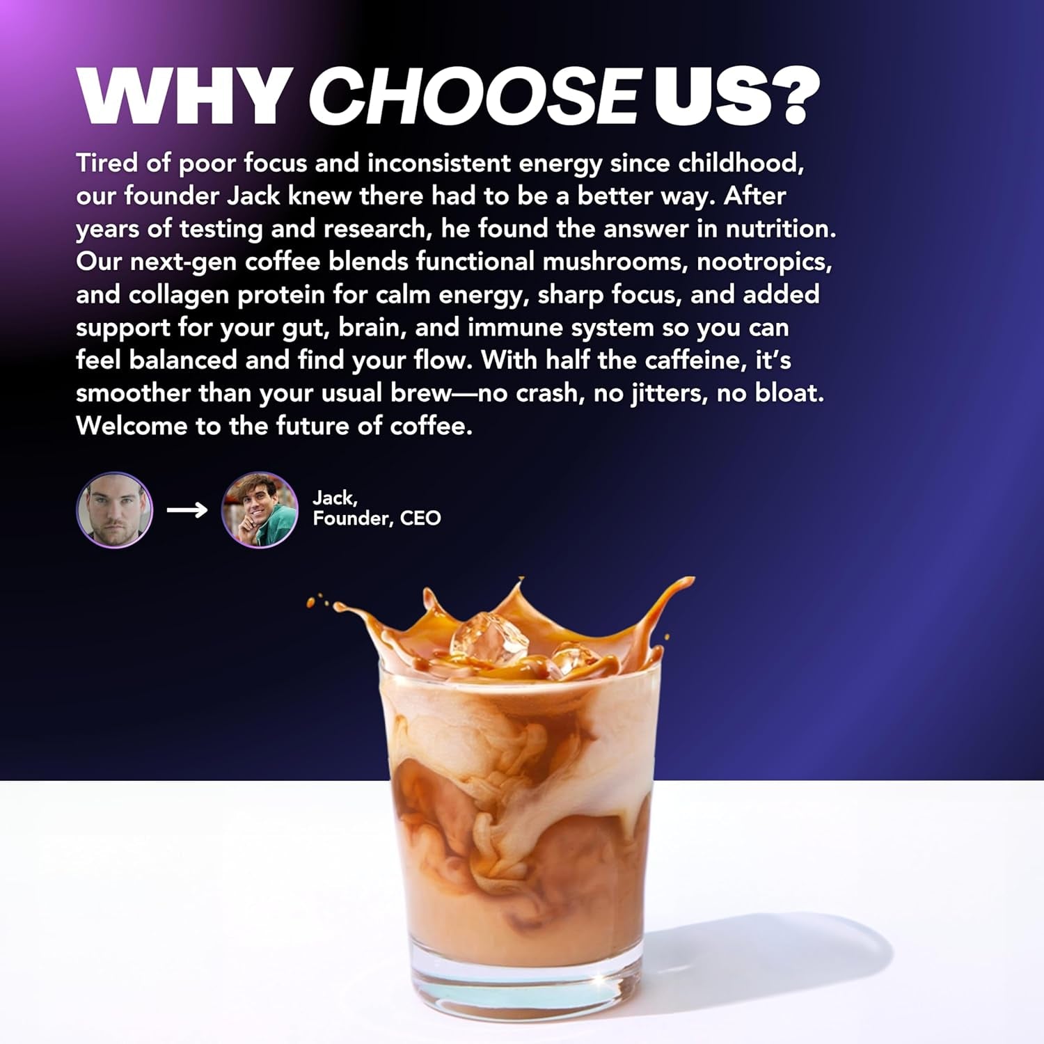 Everyday Dose Coffee+ – 30 Servings | Mushroom Coffee with Collagen, Lion’s Mane & Chaga