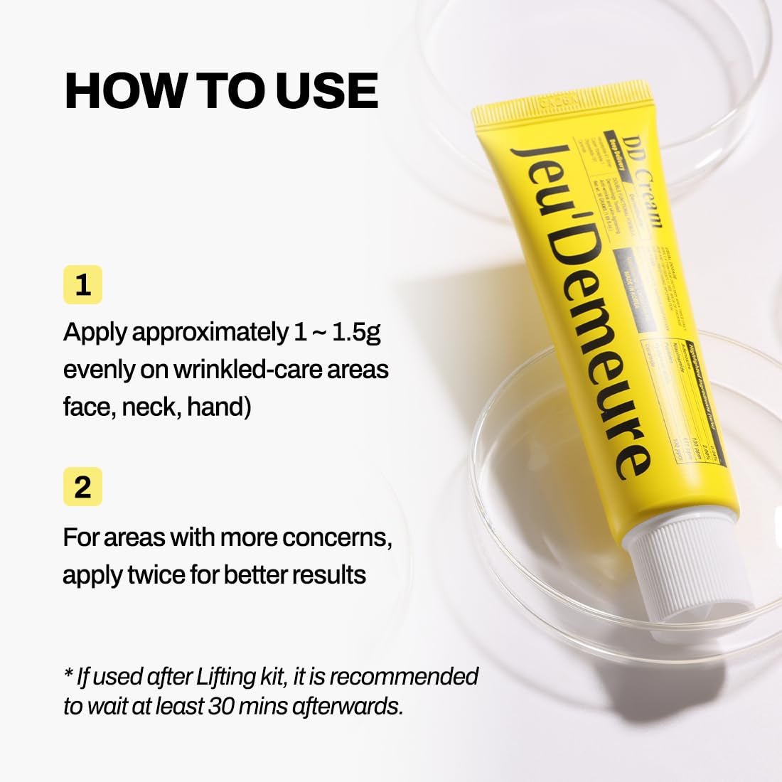 JEU'DEMEURE Dermishuttle DD Cream – 50g | Anti-Aging & Radiance-Boosting