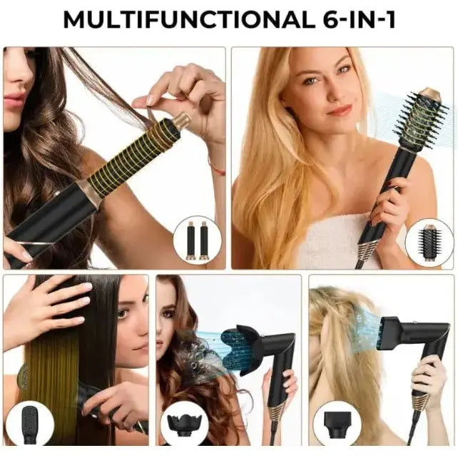 6 - in - 1 Folding Hair Dryer - Glam Global UK