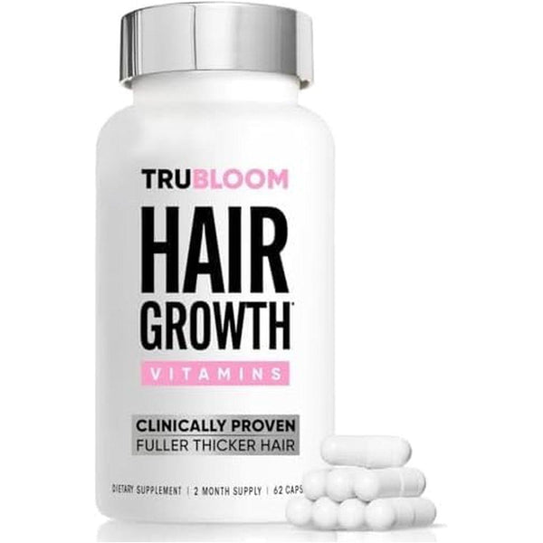 St. Tropica Tru Bloom Hair Growth Vitamins – 62 Capsules | Clinically Proven for Thicker, Fuller Hair in 60 Days