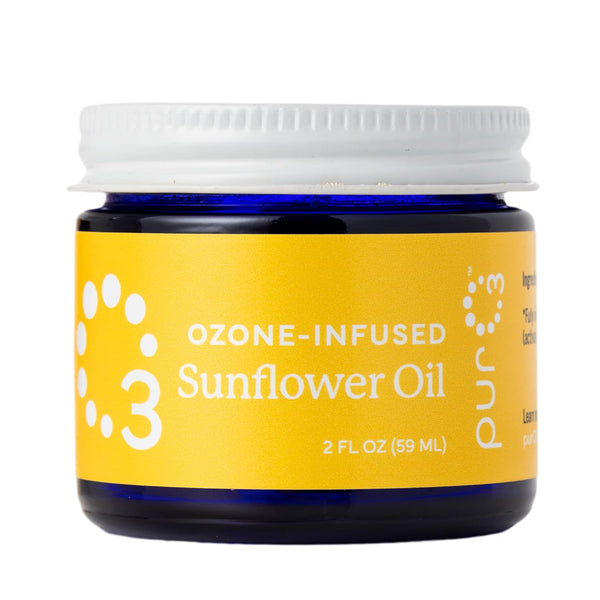 PurO3 Ozone-Infused Sunflower Oil – 59ml | Ultra-Pure, Fully Ozonated Skincare