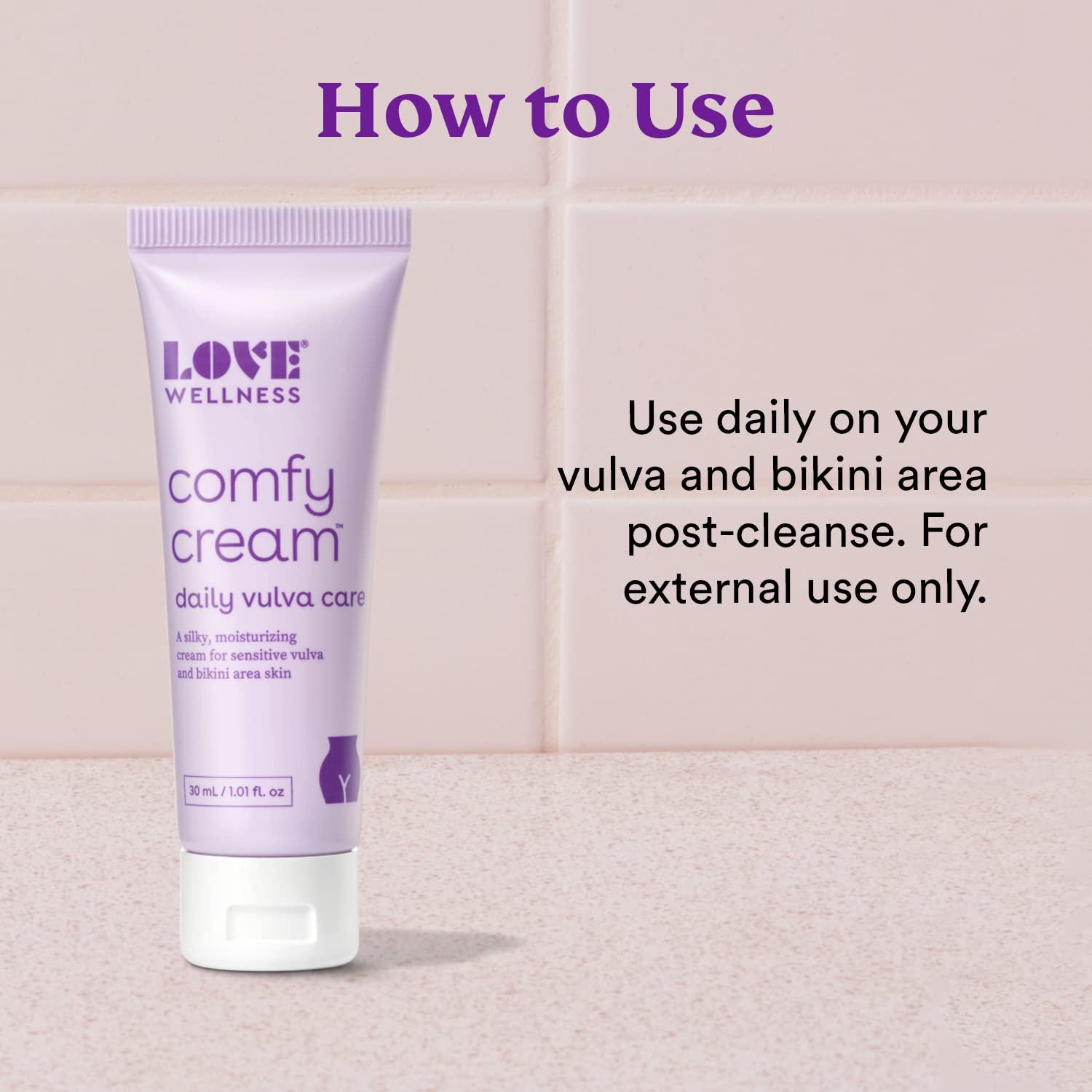 Love Wellness Comfy Cream | Daily Care for Dryness & Sensitive Vulva - 30ml