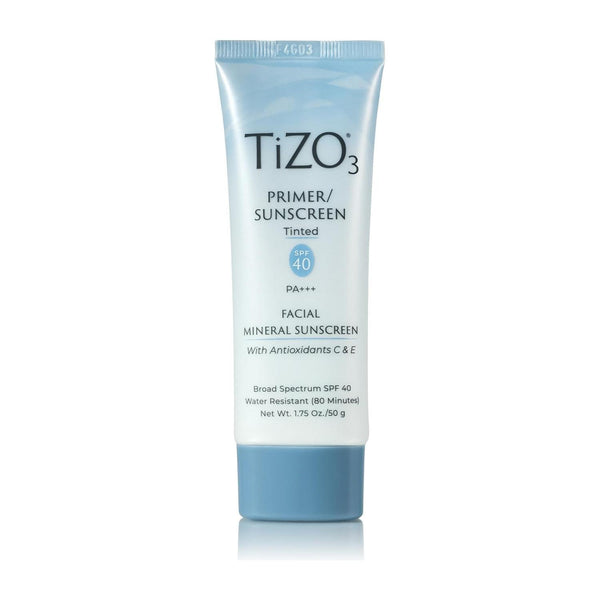 TIZO3 Facial Primer Sunscreen Tinted SPF 40 PA+++ 50g – Mineral Sunscreen with Matte Finish & Primer Effect
