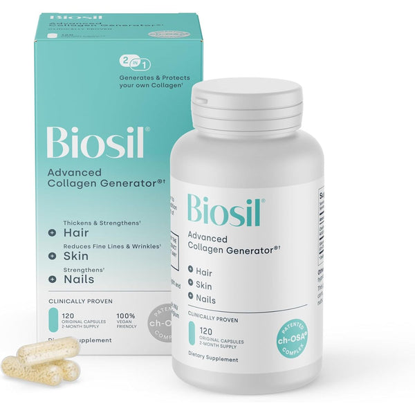Biosil Collagen Generator – 120 Servings | Activates Natural Collagen for Skin, Hair & Nails