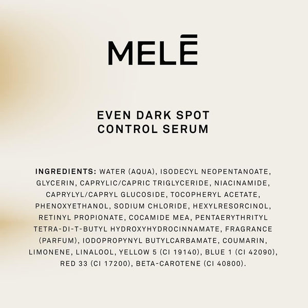 Mele Even Dark Spot Serum Pro - Retinol - 30ml - Glam Global UKMele
