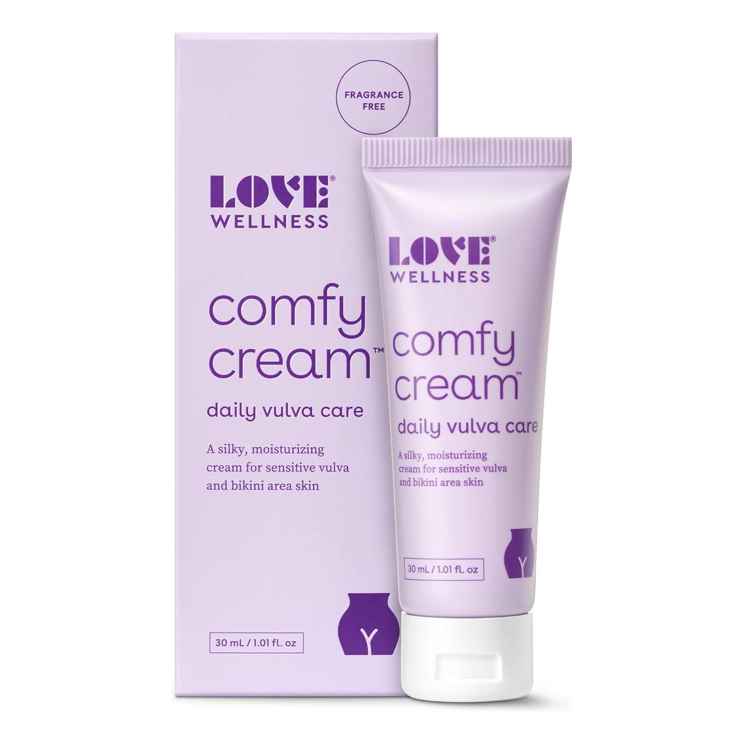 Love Wellness Comfy Cream | Daily Care for Dryness & Sensitive Vulva - 30ml