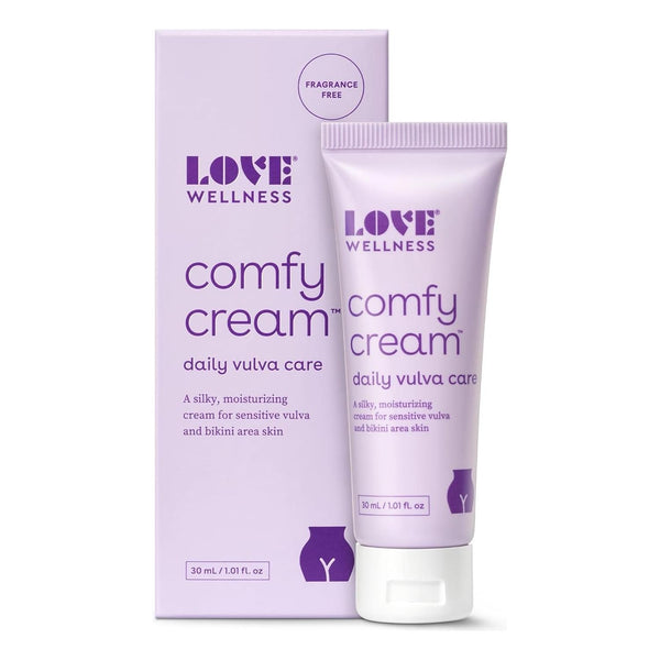 Love Wellness Comfy Cream | Daily Care for Dryness & Sensitive Vulva - 30ml - Glam Global UKLove Wellness