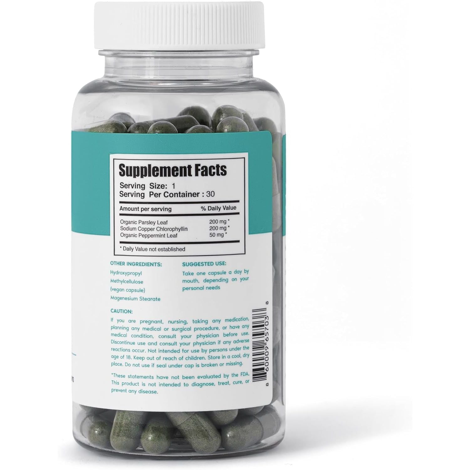 Her Fantasy Box Body Magic Chlorophyll Capsules – 30 Capsules (200mg) | Detox, Odor Control & Skin Support