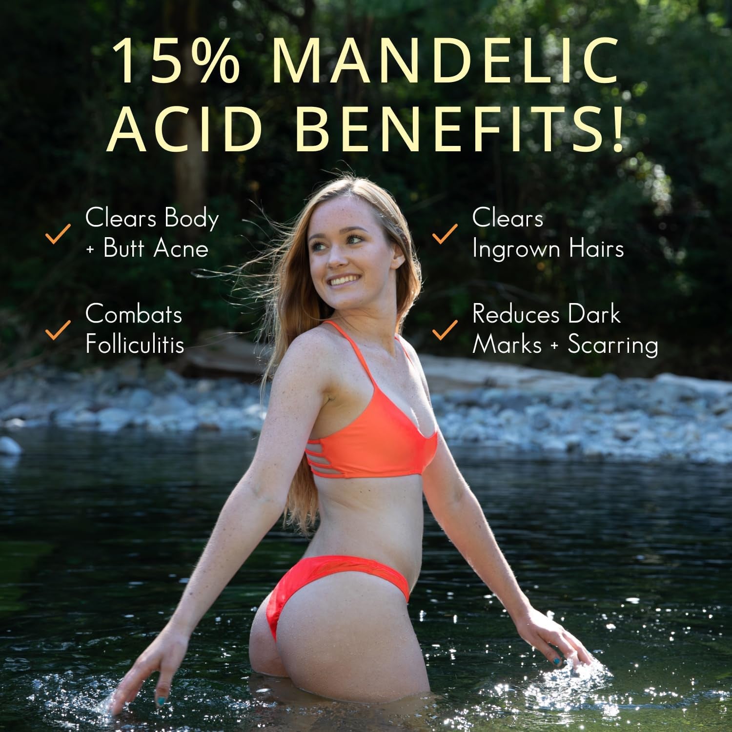 Almond Clear Exfoliating Serum For The Body, Level 2  - 118ml