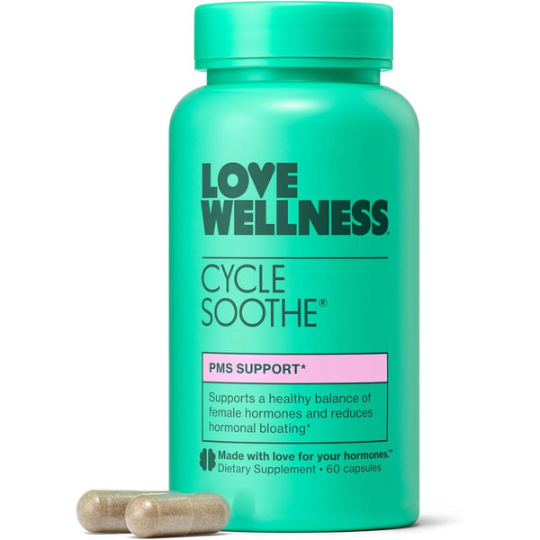 Love Wellness Cycle Soothe – 60 Capsules | Hormonal & Emotional Balance Support for Women
