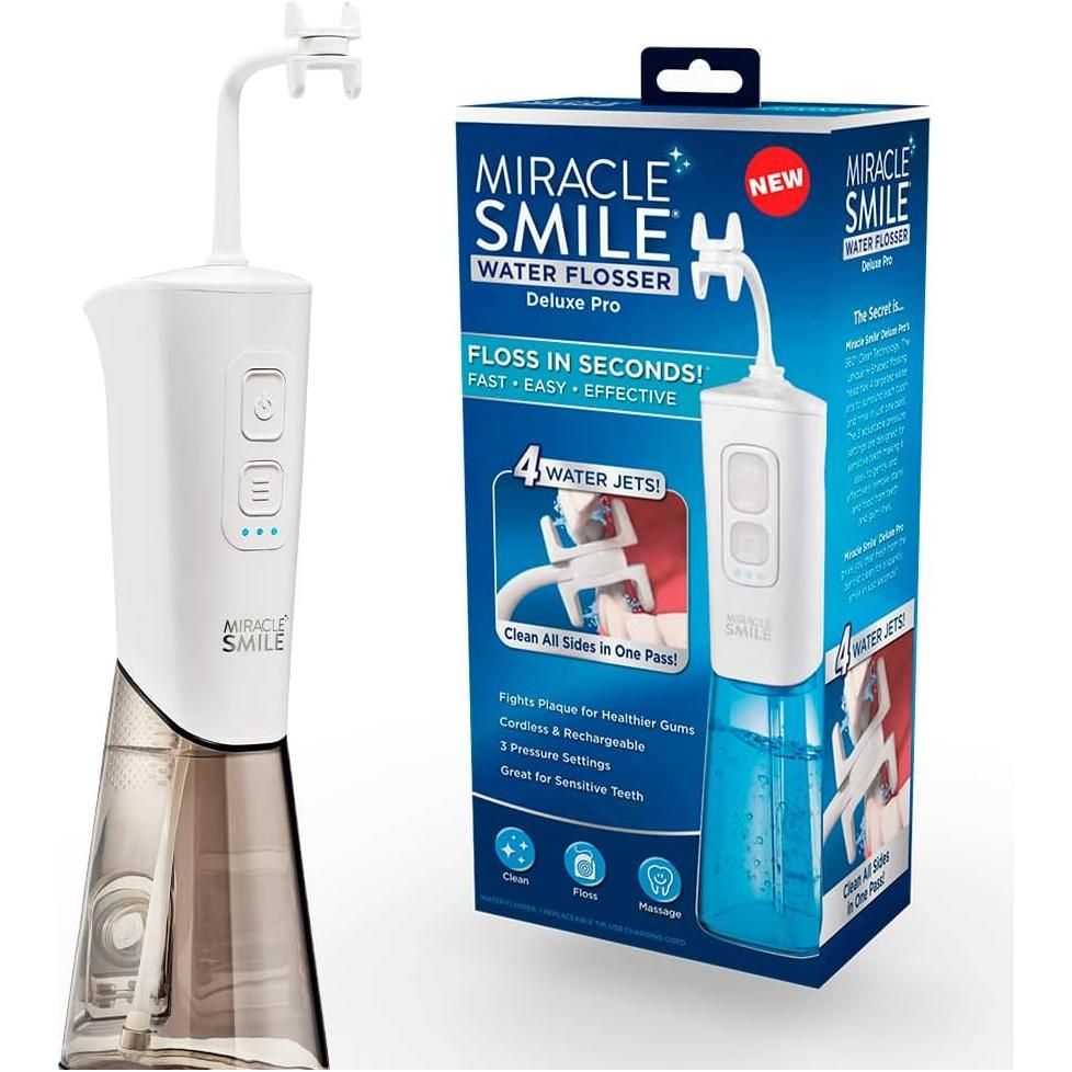 Ontel Miracle Smile Deluxe Pro Water Flosser