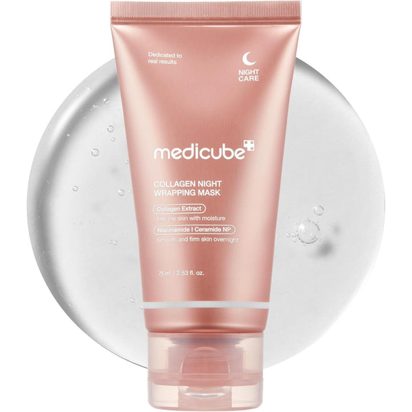 Medicube Collagen Night Wrapping Mask – 75ml | Firming Overnight Mask for Radiant, Youthful Skin