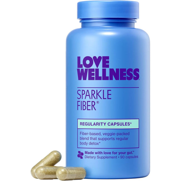 Love Wellness Sparkle Fiber – Digestive Support, Detox & Clearer Skin – 90 Capsules
