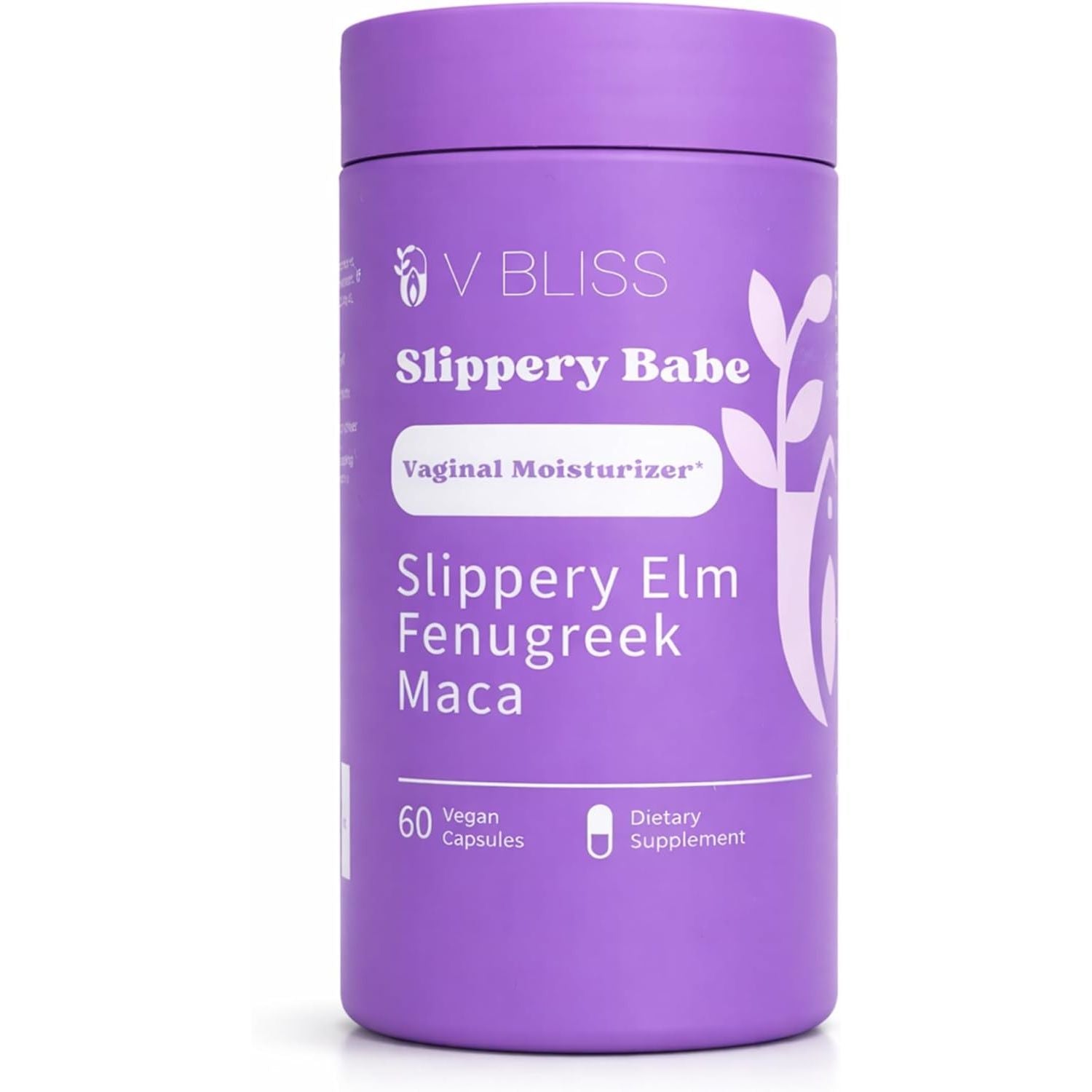 V Bliss Slippery Babe Vaginal Moisture – 60 Capsules | Fast-Acting Natural Hydration Support