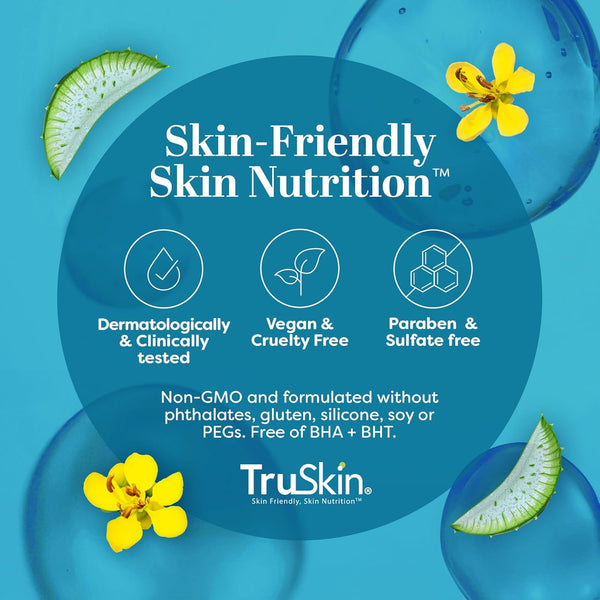 TruSkin HA Hyaluronic Acid Facial Serum – 30ml | Ultra-Hydrating, Anti-Aging Serum for Plump & Radiant Skin