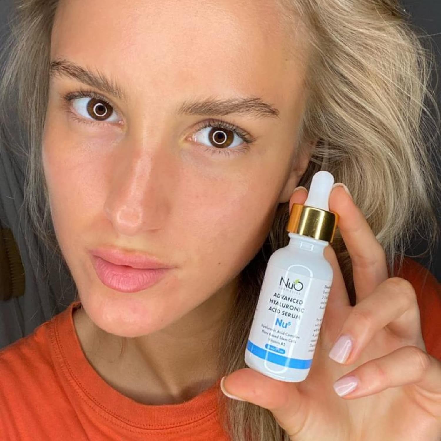 NuOrganic Cosmetics Advanced Hyaluronic Acid Serum – 30ml | Deep Hydration & Anti-Aging with PhytoCellular Science