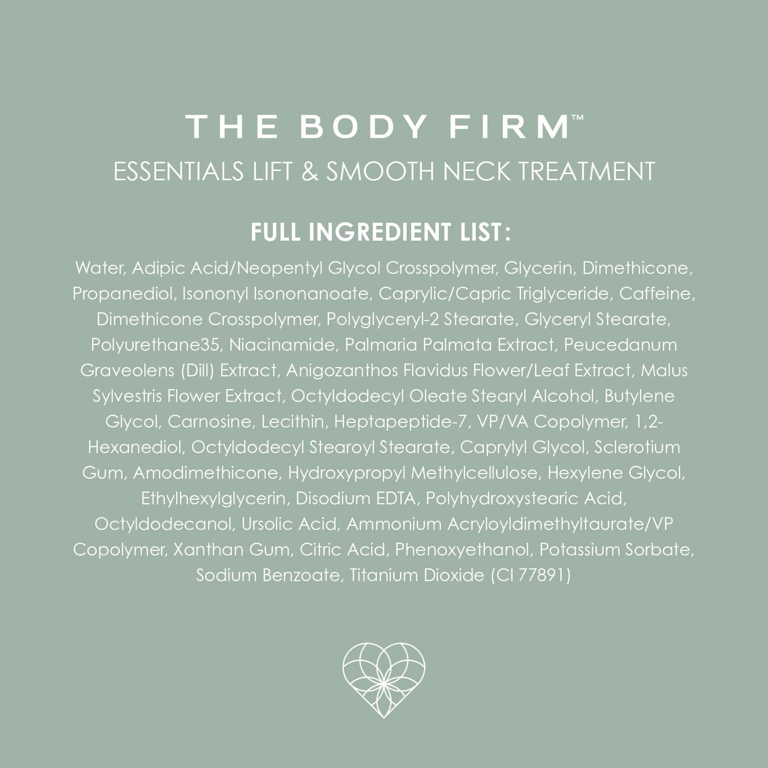 BODY FIRM Essentials Lift & Smooth Neck Treatment – 50ml | Firm, Tighten & Smooth Aging Skin