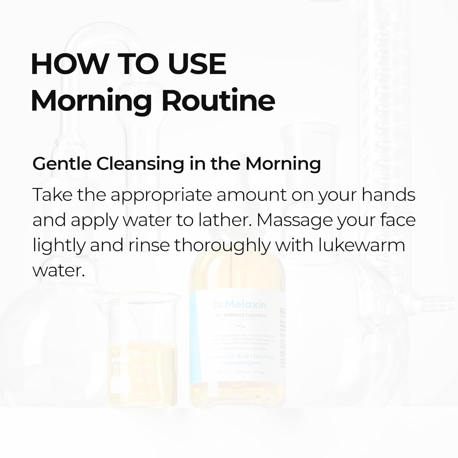 Dr.Melaxin TX Ampoule Cleanser – 100ml | Oil-to-Foam Deep Cleansing & Brightening Care