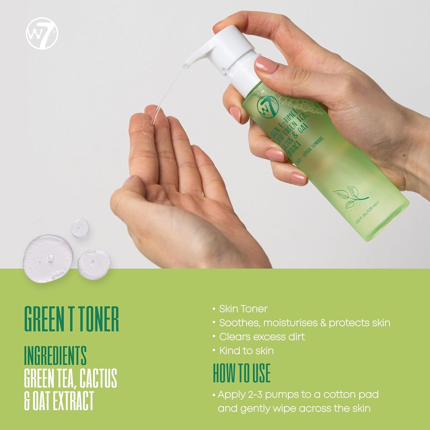 W7 Skin Refresh Essential Skincare Set – 4 Full-Size Products | Cleanse, Tone, Hydrate & Glow