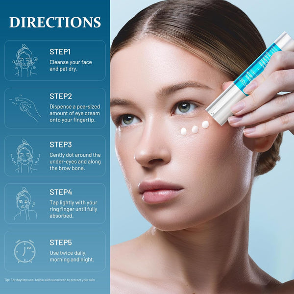 YOYORY Retinol Eye Cream – 20ml | Smooths Fine Lines, Lifts Puffiness & Brightens Dark Circles