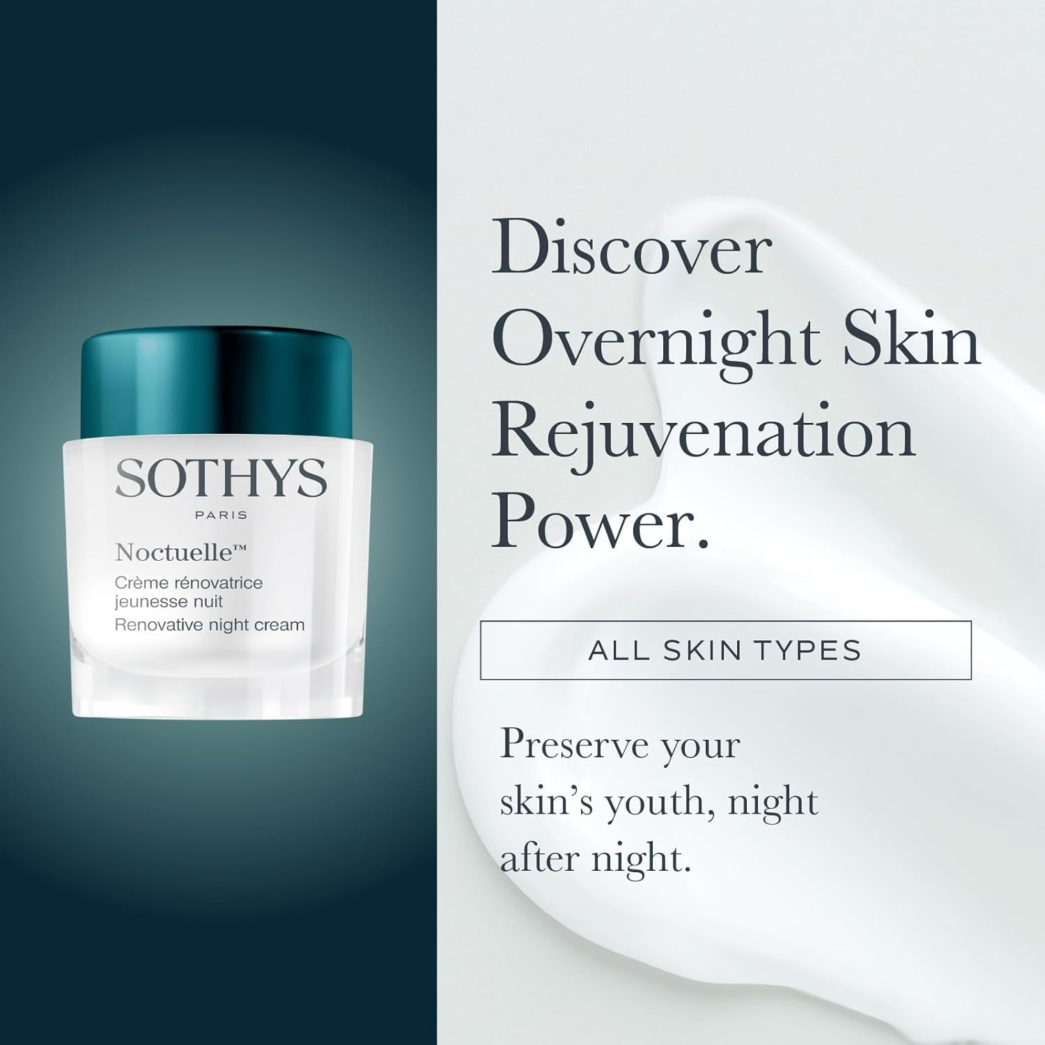 SOTHYS Renovative Night Cream – 50ml | Intensive Overnight Repair for Youthful Radiance