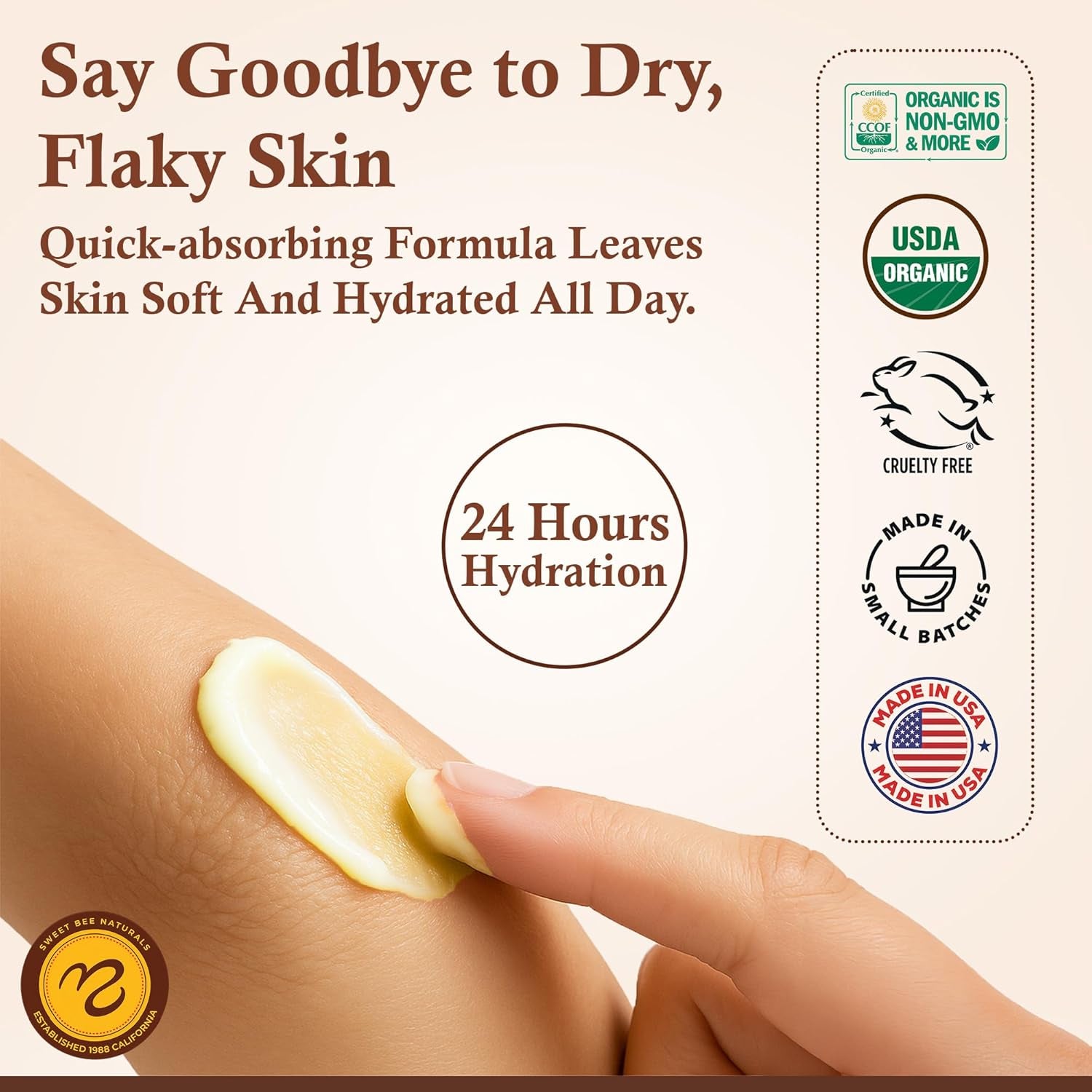 Sweet Bee Naturals Sweet Bee Magic All in One Skin Balm – 57g | Organic Honey Infused