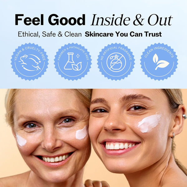 LilyAna Naturals Anti-Aging Retinol Day and Night Cream – 48ml | Smooths Wrinkles, Evens Tone & Firms Skin