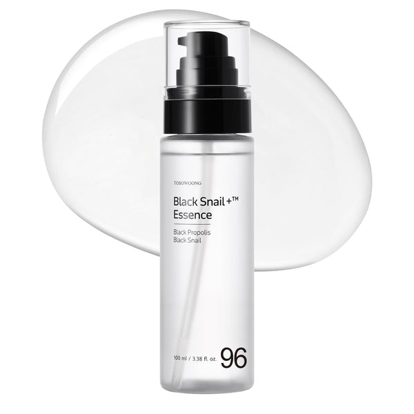 Black Snail plus Essence with 960,890Ppm Black Snail Secretion Filtrate, Hydrating Serum, Repairing, anti Aging, Dull Skin, Fine Lines, Sensitive Skin, Korean Skin Care, 100Ml, 3.38 Fl.Oz.
