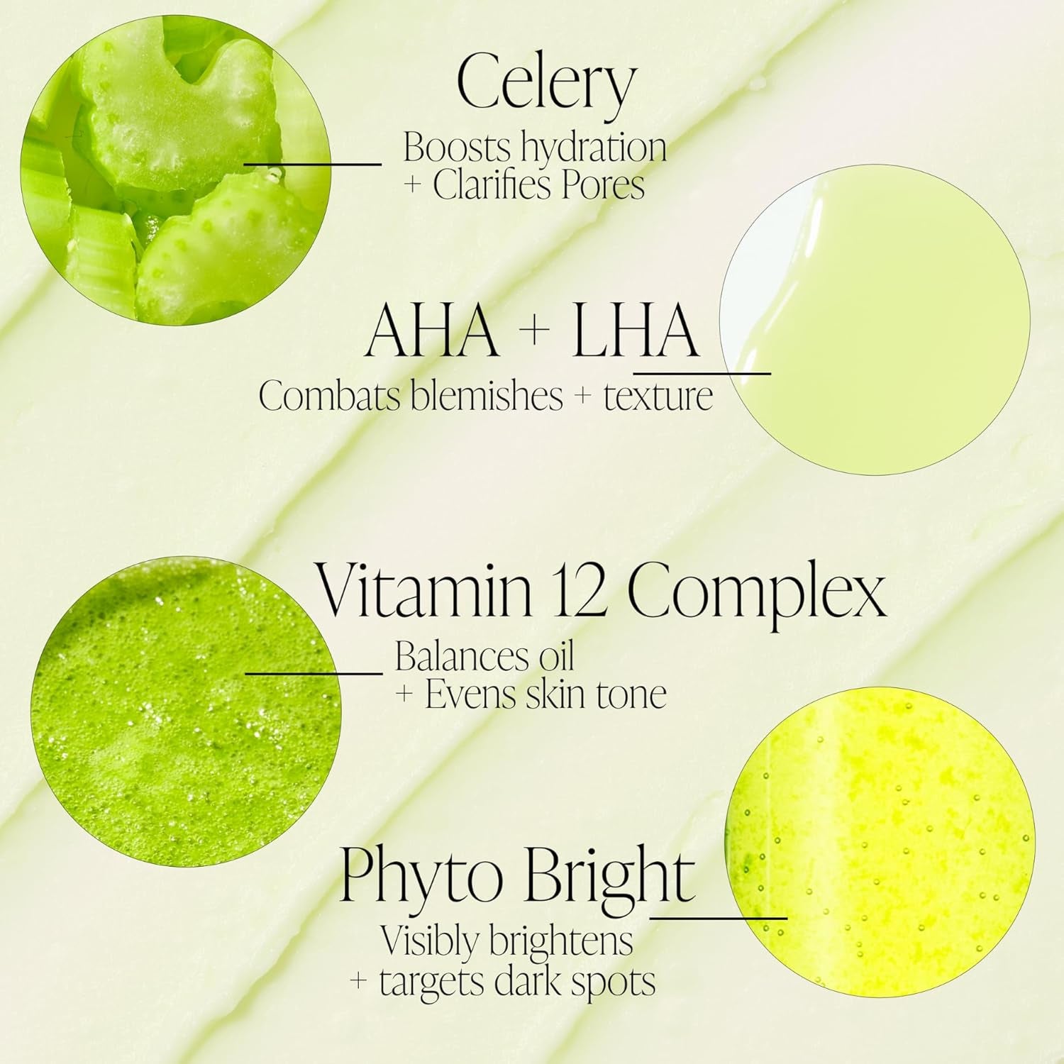 BYROE Celery AHA+ LHA Resurfacing Serum – 30ml | Gentle Exfoliating & Brightening Treatment