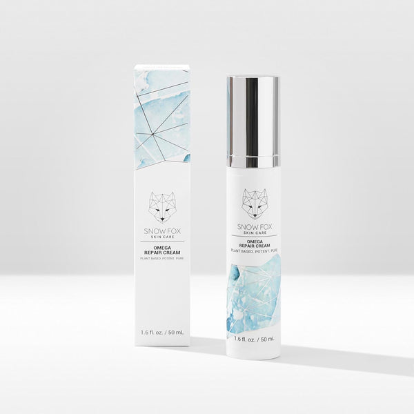 Snowfox Skin Care Omega Repair Cream – 50ml | Barrier-Strengthening, Hydrating Anti-Ageing Moisturiser