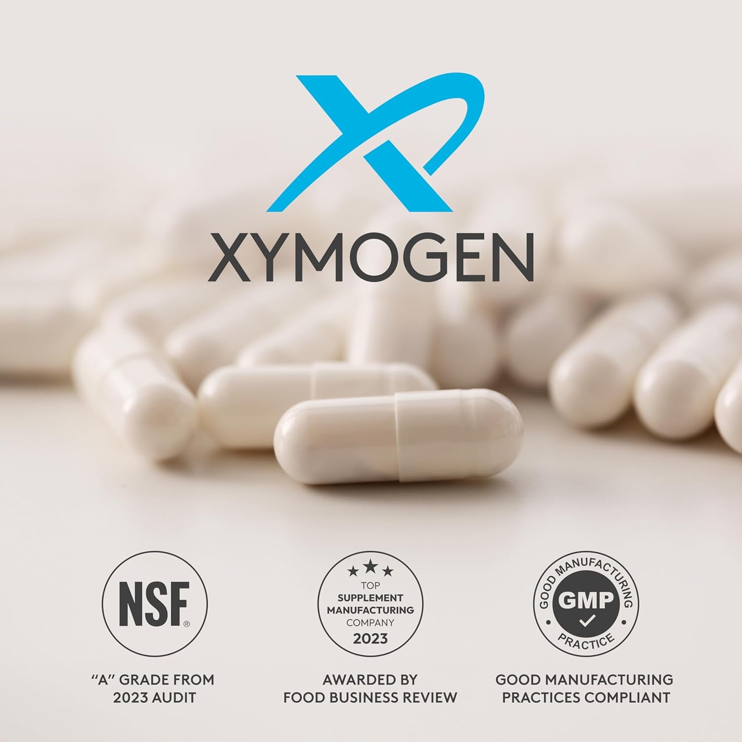 XYMOGEN Xcellent C – 120 Capsules | High-Potency Buffered Vitamin C with BioPerine® for Immune Support & Collagen Boost