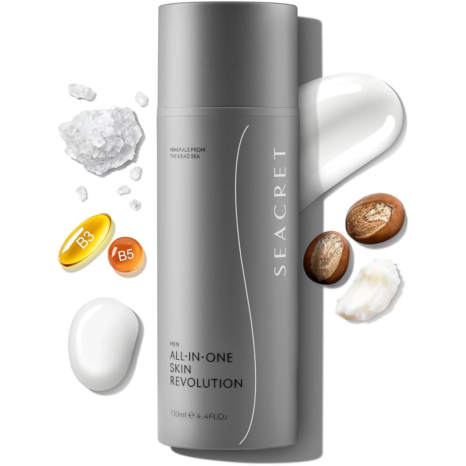 SEACRET Men All-In-One Skin Revolution – 130ml | 7-in-1 Anti-Aging Moisturiser for Men