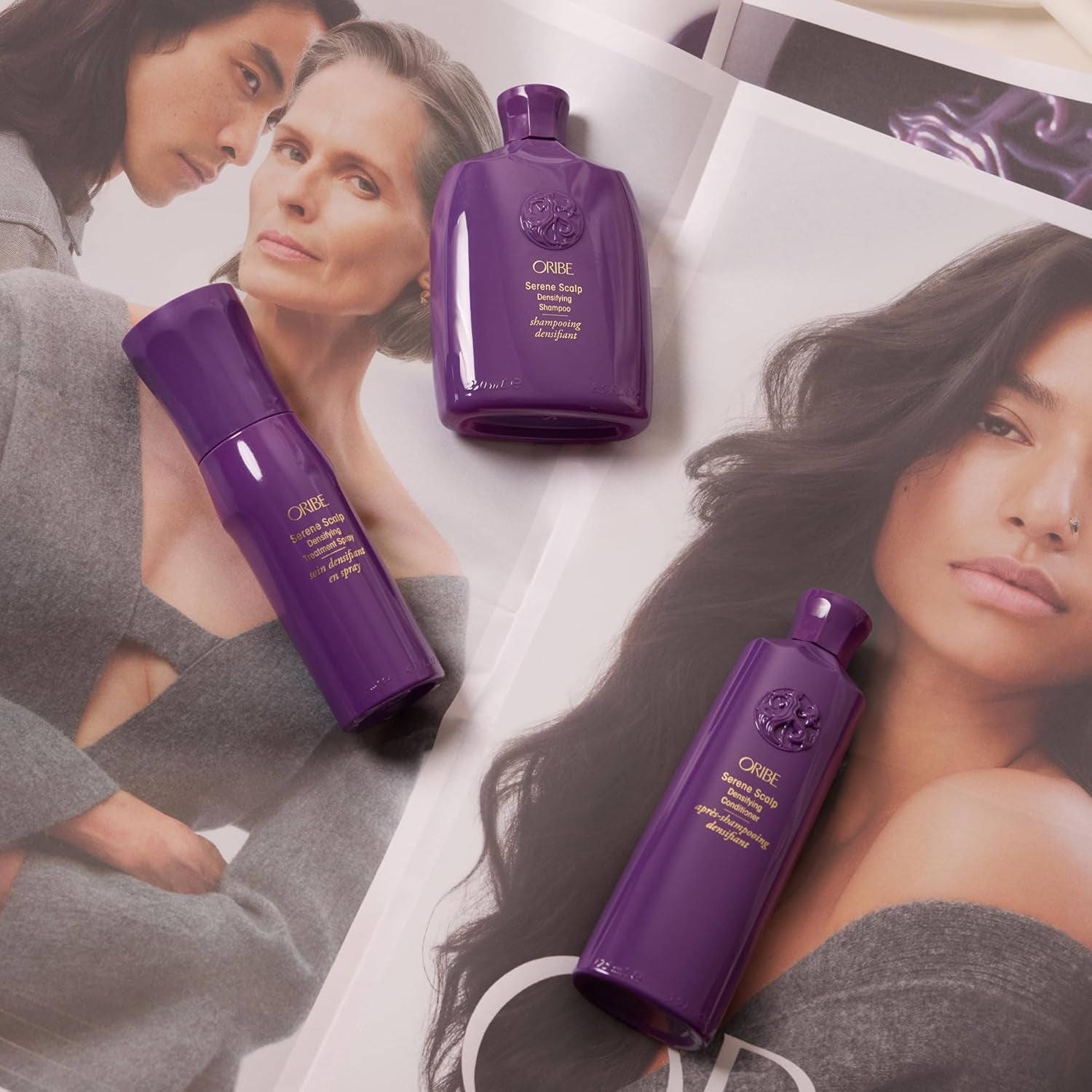 Oribe Serene Scalp Densifying Treatment Spray for Thinning Hair - Adds Volume, Body & Fullness for Thicker, Fuller Hair - Hydrates & Refreshes Scalp with Capixyl™ - Fragrance Free - 4.2 Oz