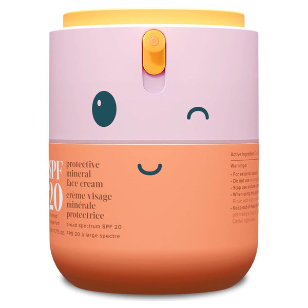 Evereden Protective Mineral Face Cream for Kids – 50ml | 4-in-1 Moisturiser with SPF 20 for Sensitive Skin