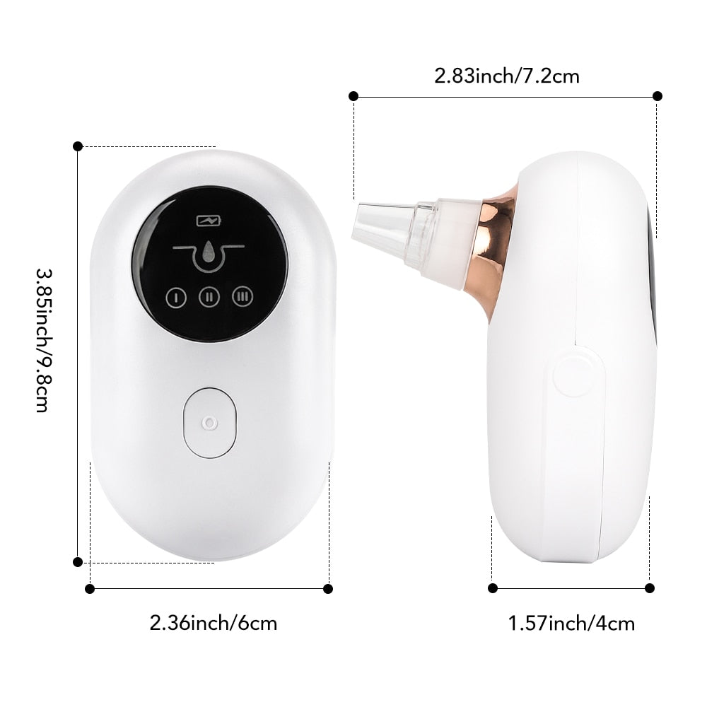 Blackhead Remover Vacuum & Diamond Microdermabrasion Device – Deep Pore Cleaner, Acne Extractor & Facial Skin Rejuvenation Tool