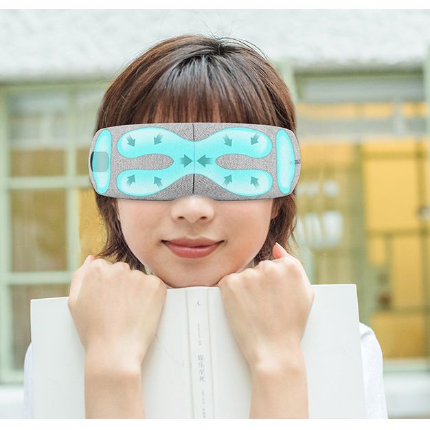 Smart Eye Massager – 3-Layer Airbag with Vibration & Heating Therapy Mask