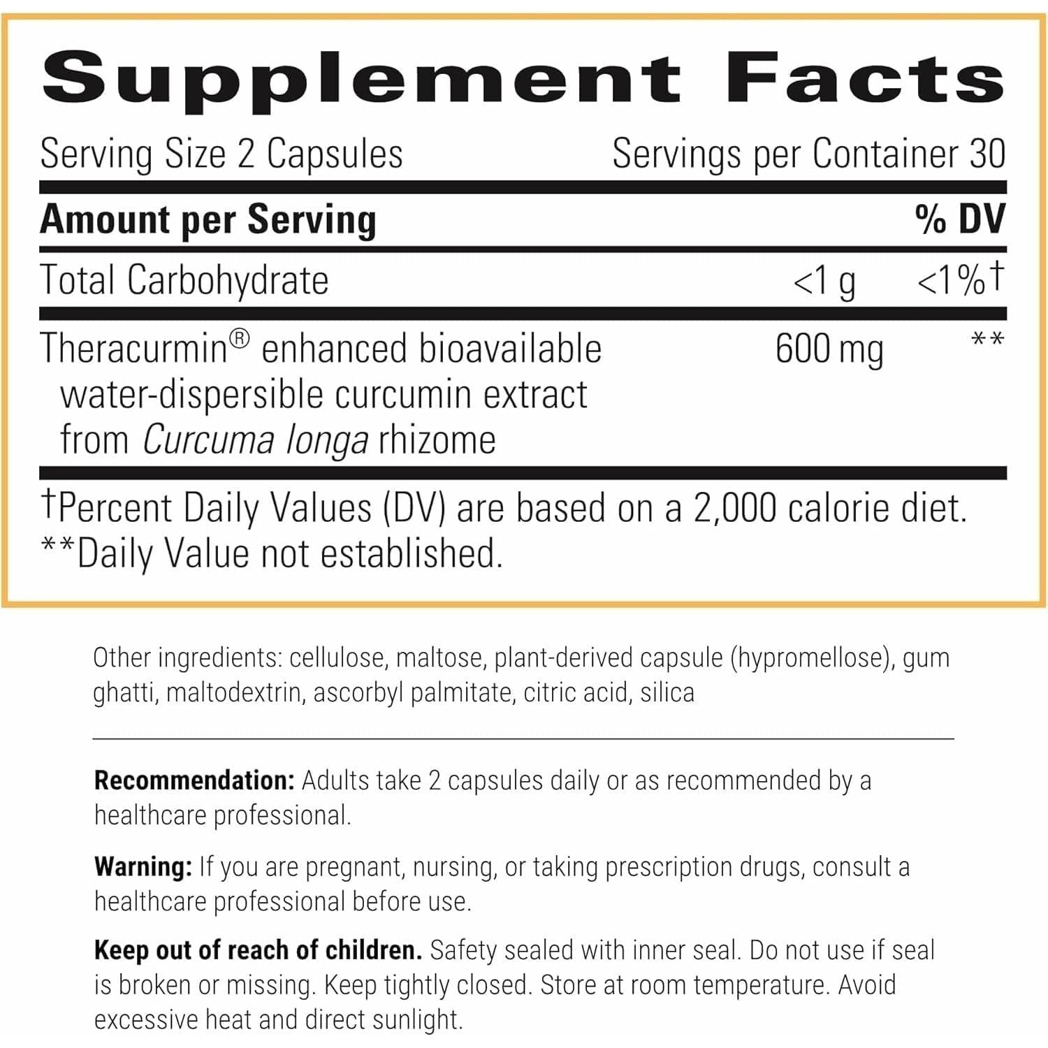 Integrative Therapeutics Theracurmin HP - 60 Capsules
