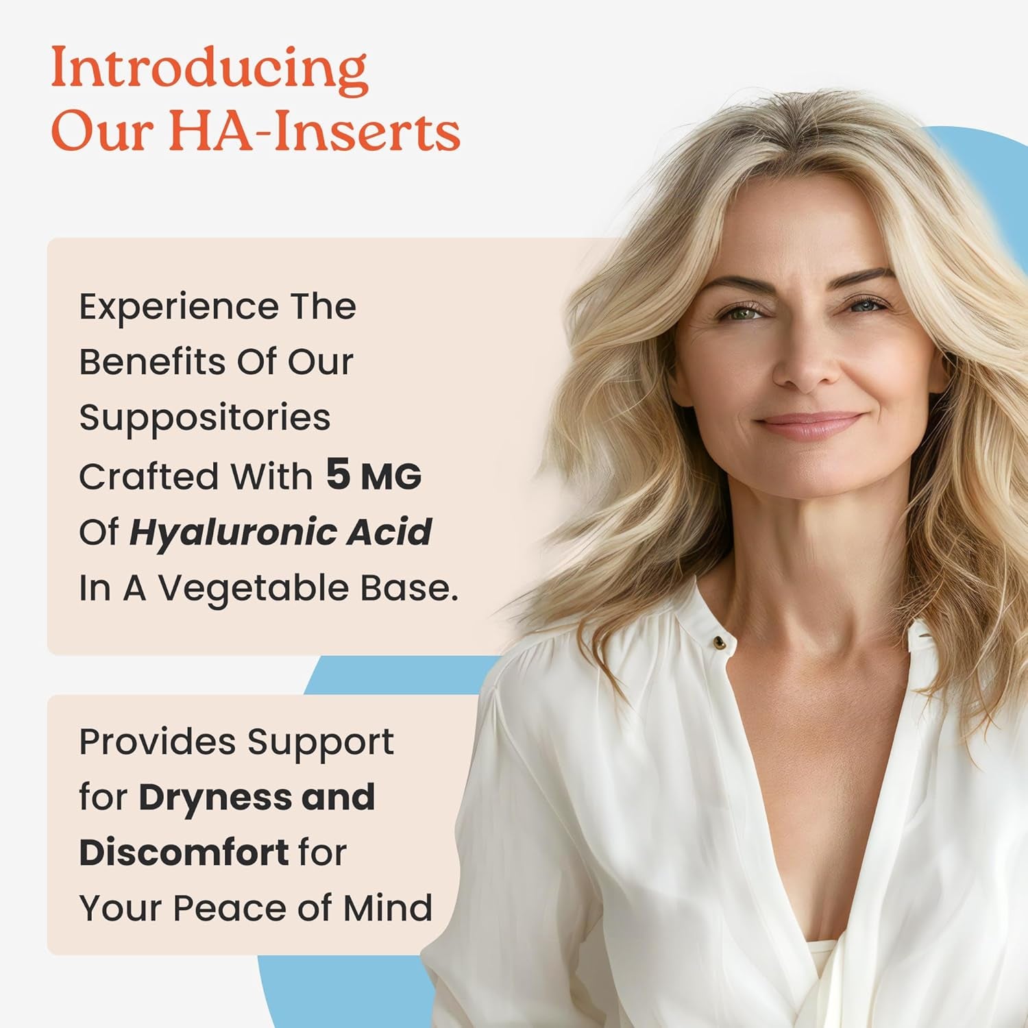 NewLife Naturals HA | Hyaluronic Acid Vaginal Suppositories – 24 Pack | Natural Moisture & Feminine Comfort