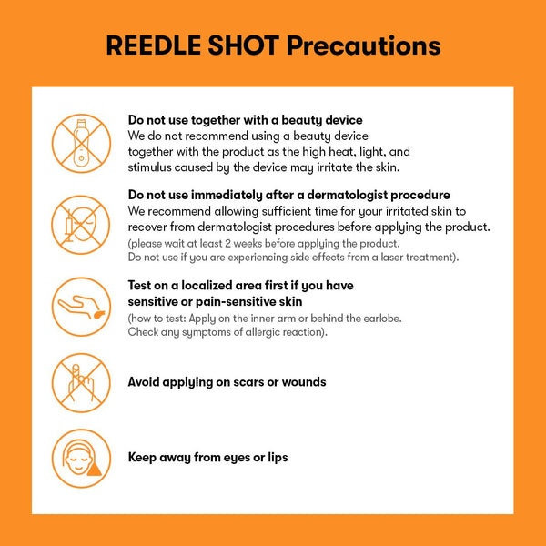 Vita-Light Reedle Shot 100 Serum with Vitamin C Capsules & Vitamin E Microneedling Formula, Korean Skin Booster, 1.69 Fl Oz(50Ml)