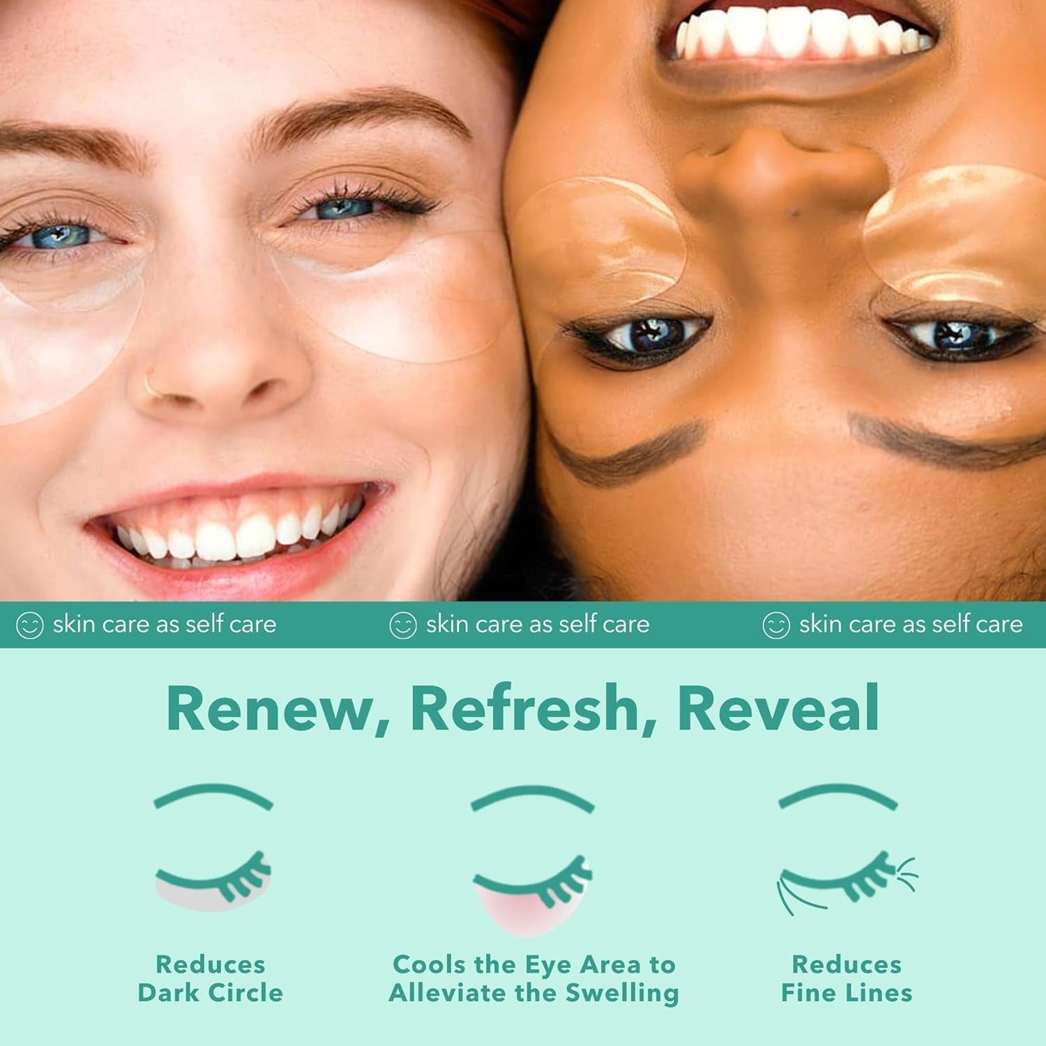 Patchology Rejuvenating Eye Gels – 5 Pack (5 Pairs) | Brighten, Depuff & Smooth Tired Eyes
