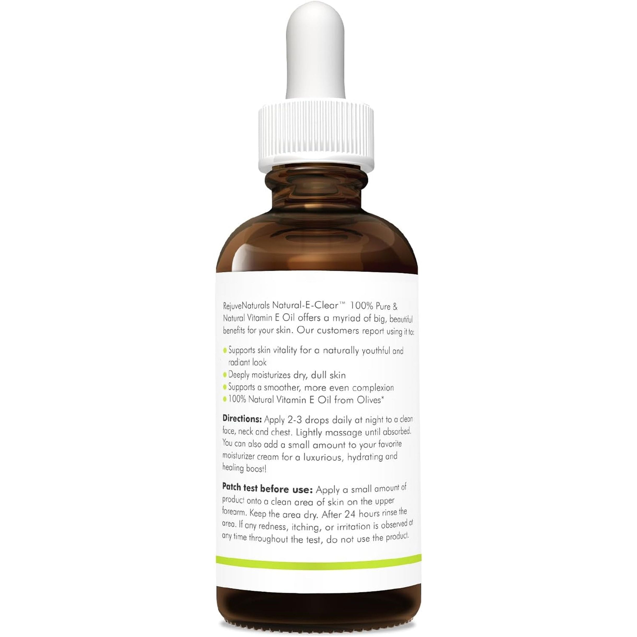 RejuveNaturals Vitamin E Oil – 60ml | Pure Antioxidant for Radiant, Youthful Skin
