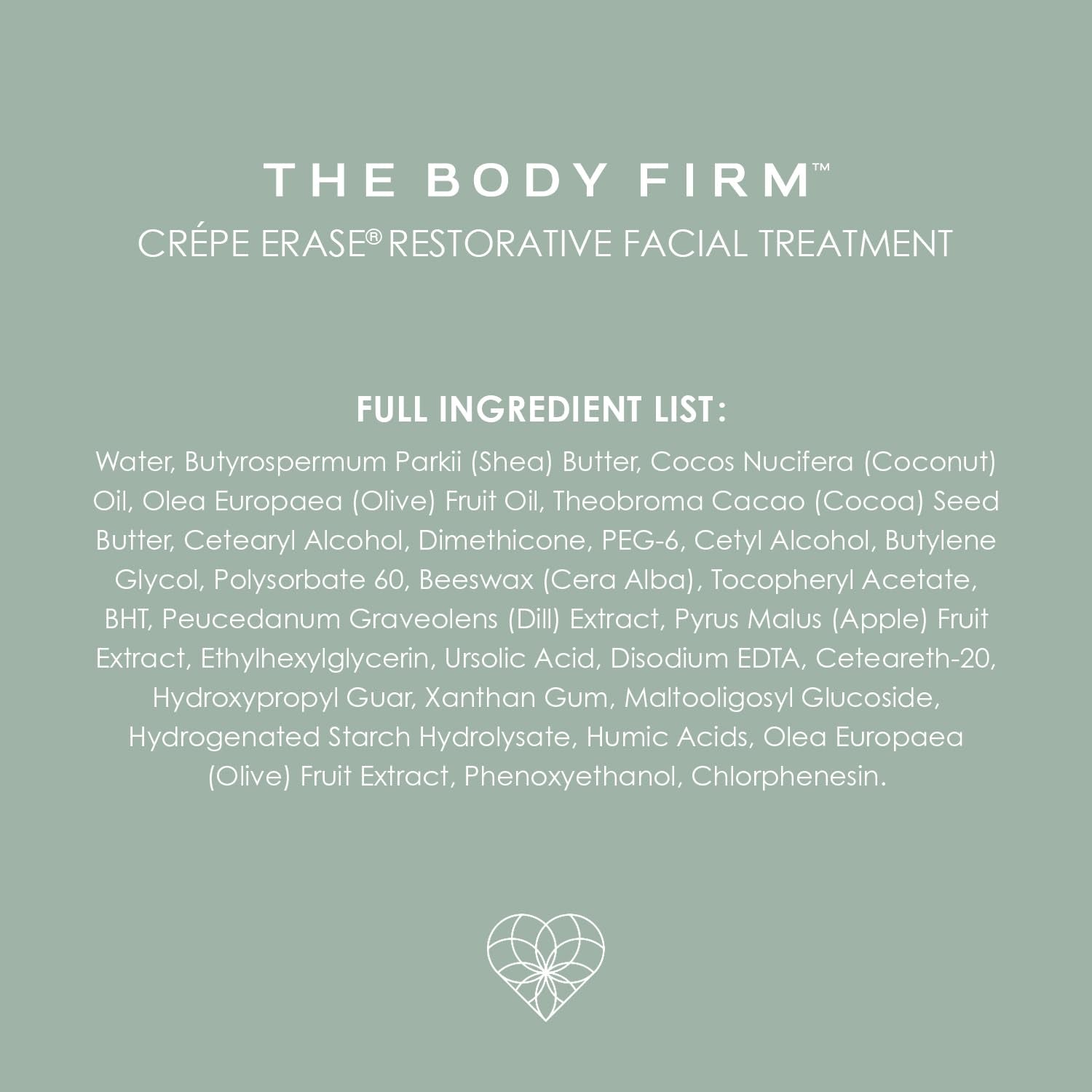 BODY FIRM Crépe Erase Advanced Restorative Facial Treatment with TruFirm® – 50ml | Rejuvenating Anti-Aging Face Cream