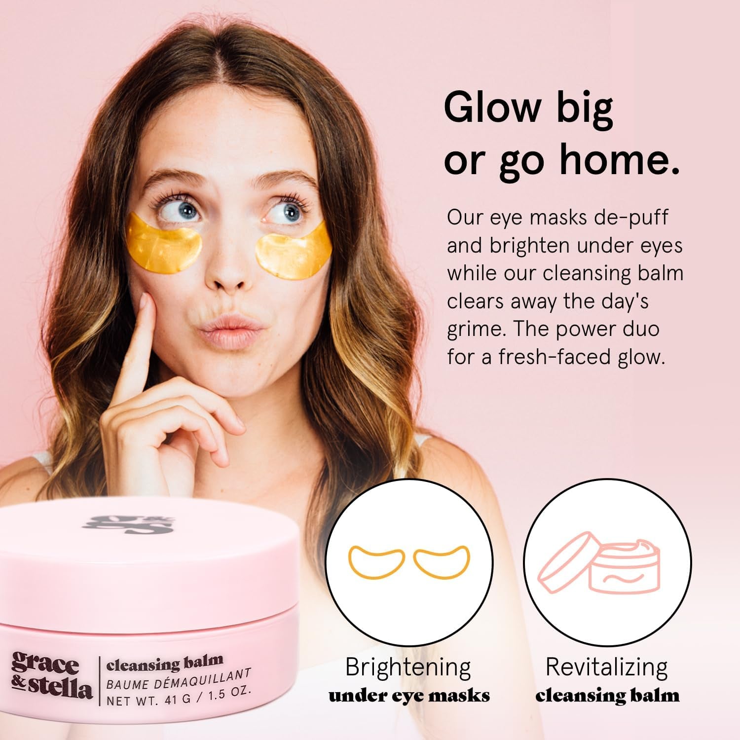 grace & stella The Dream Team Collection – 6-Piece Award-Winning Skincare Gift Set | Hydrating, Brightening & Revitalizing