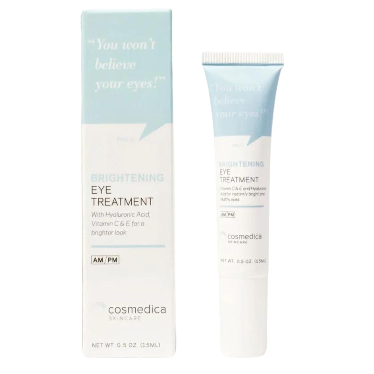 Cosmedica Skincare Brightening Eye Treatment – 15ml | Night Cream for Dark Circles & Fine Lines